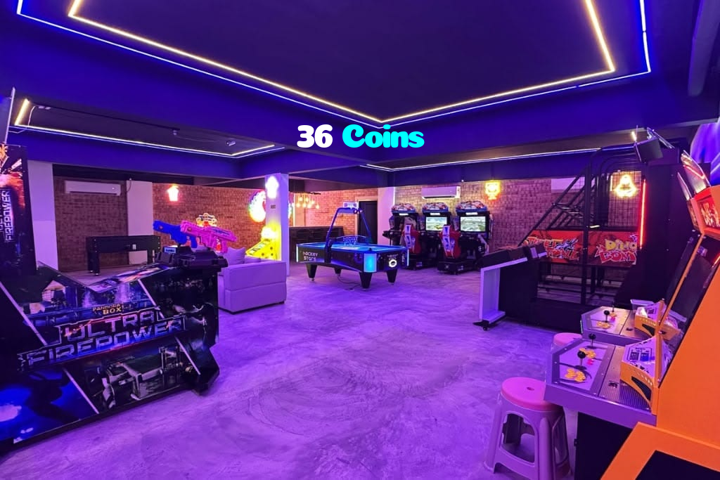 36 Coins casino presented on mobile device in Pakistan with slots and live games
